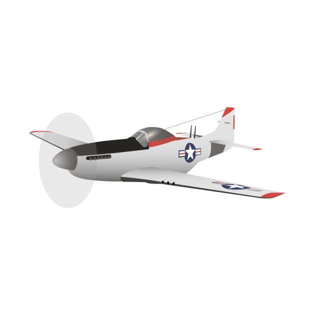 P-51 Mustang WWII Airplane by NorseTech