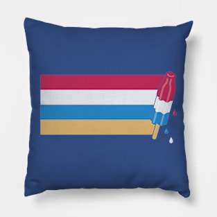 Summer Popsicle Stripes Pillow