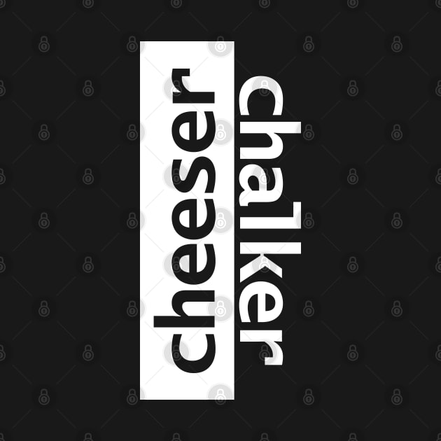 Minimal Typography Cheeser Gamer by ellenhenryart