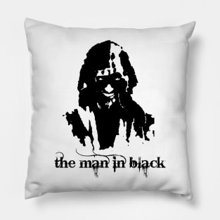 the man in black Pillow