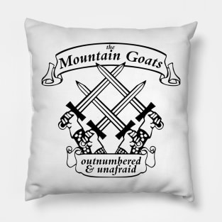 The Mountain Goats Outnumbered And Unafraid Pillow