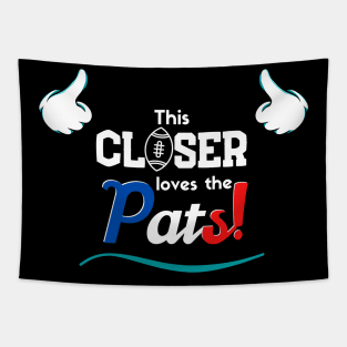 This Closer loves the Pats! Tapestry