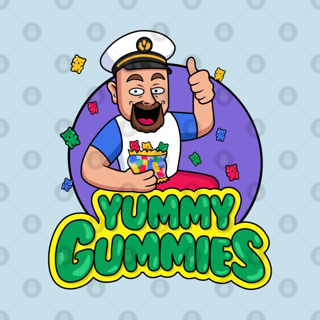 Captain B-Plan's Yummy Gummies Vintage by SHOP.DEADPIT.COM 