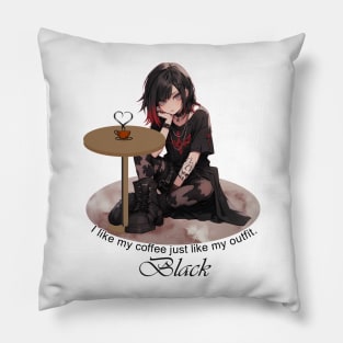 Goth Girls - e girl - Punk Girl Pillow