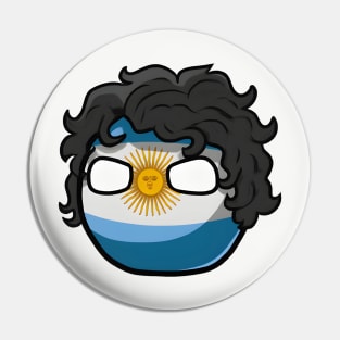 Argentina Polandball Javier Milei Countryball Pin