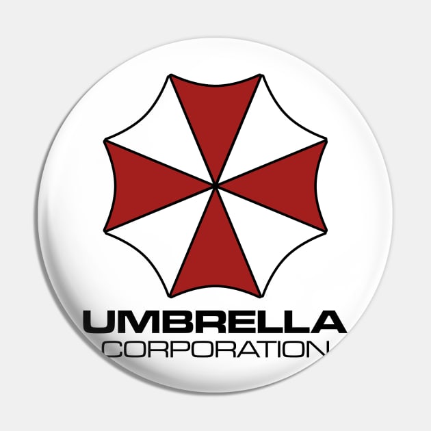 Umbrella Corporation (Light Shirt Design) Pin by THRILLHO