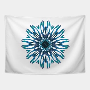 Blue Flower Tapestry