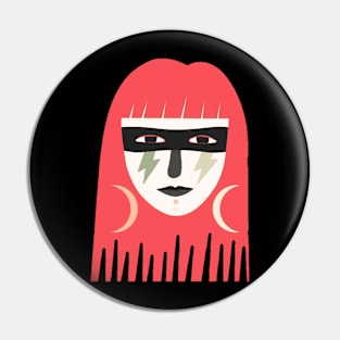 Rock Girl Pin