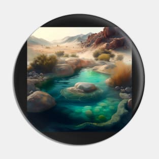 Relax by the Hot Spring Pin