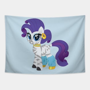 Rarity zebra Tapestry