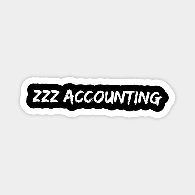 ZZZ Accounting Magnet by GMAT