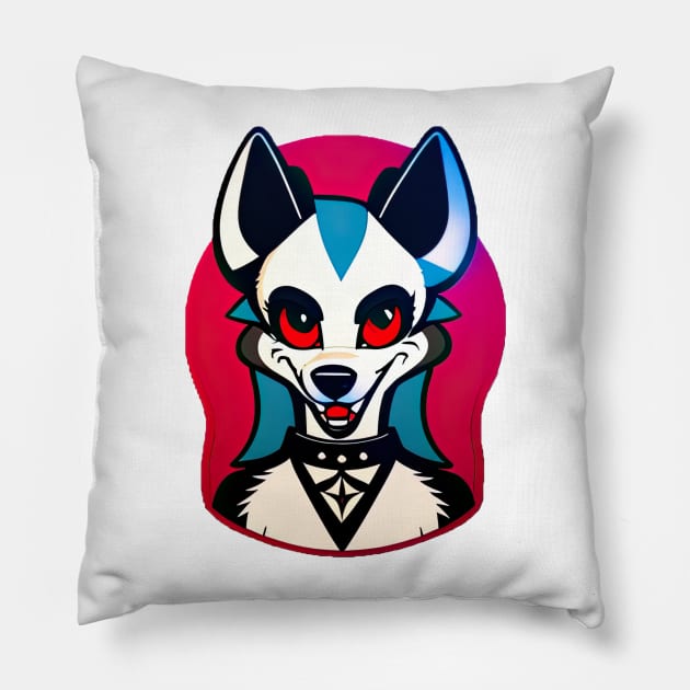 Helluva Boss Loona Hellhound Pillow by ksemstudio