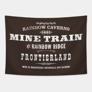 Frontierland Mine Train 1956 Tapestry