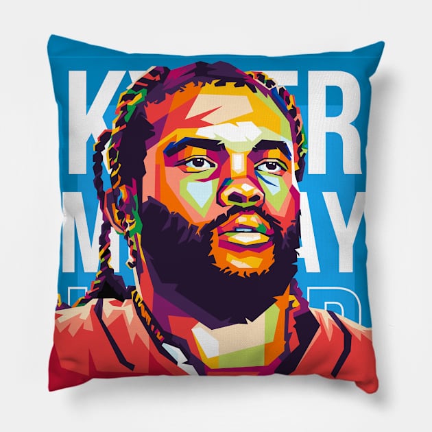 kyler murray Pillow by cool pop art house