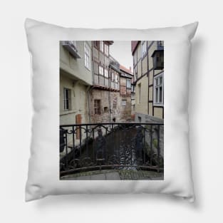 Quedlinburg, view from the stone bridge Pillow