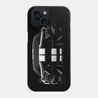 Mustang GT - black Phone Case