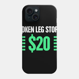 Story - Funny Broken Leg Get Well Soon Gift Phone Case