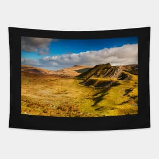 Bwlch Bryn-rhudd and Fan Gyhirych from Cribarth, Brecon Beacons National Park Tapestry