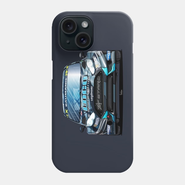 Ford Fiesta WRX Rallycross - Janis Baumanis Phone Case by Mario Ramos Rally Art