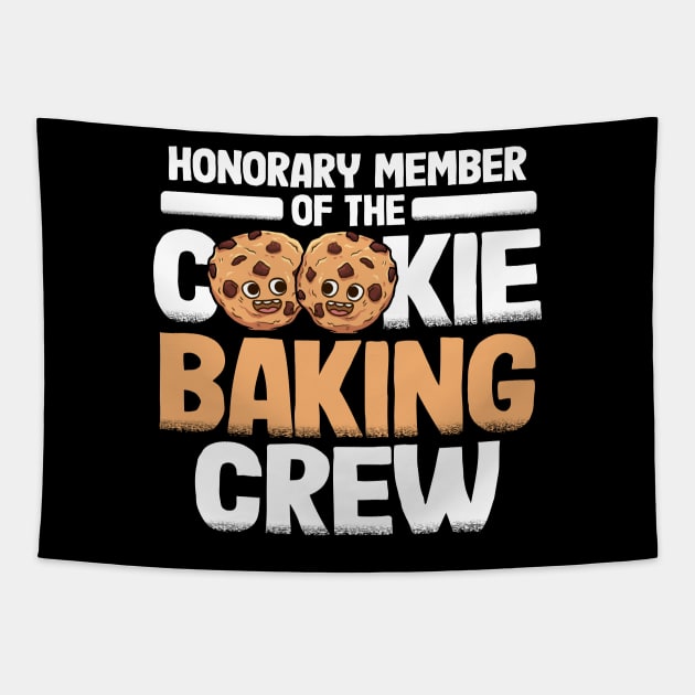 Funny Cookie Baking Crew Member Christmas Outfit Tapestry by Kuehni