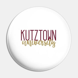 Kutztown University Pin