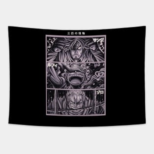 Trio Monster: Luffy, Zoro, Sanji Tapestry