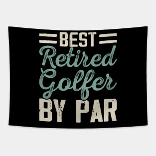 Best Retired Golfer By Par T Shirt For Women Men Tapestry