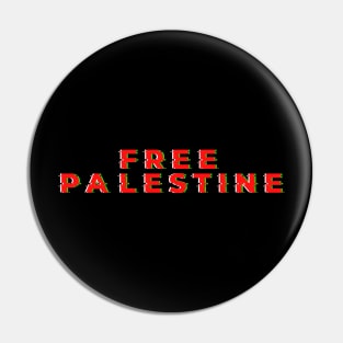 Free palestine Pin