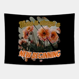 phrase with flowers Tapestry