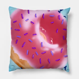 Donut worry be happy Pillow