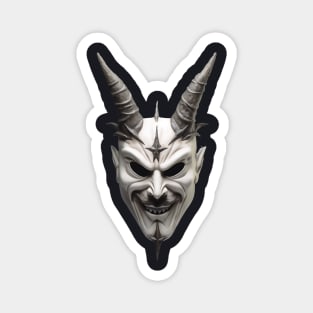 Revolutionary Fusion: Guy Fawkes Mask Shaped as Baphomet Magnet