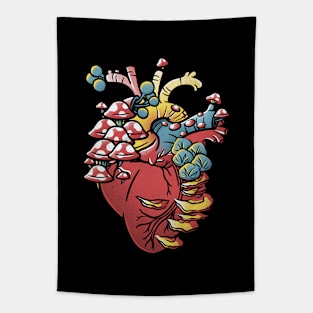 Mushroom Heart by Tobe Fonseca Tapestry