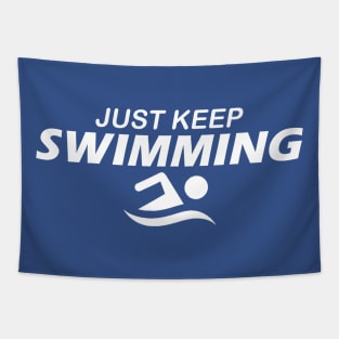 JUST KEEP SWIMMING Tapestry