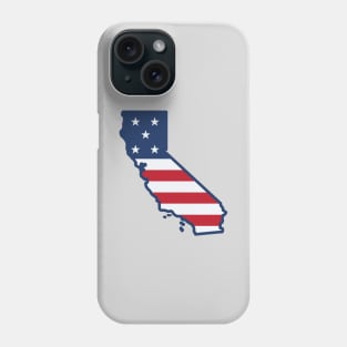 Stars and Stripes California Phone Case