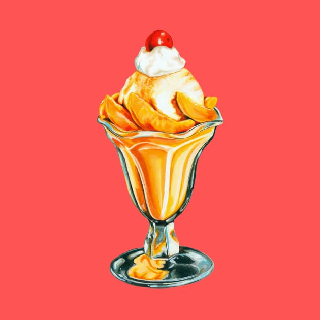 Peach Sundae by KellyGilleran