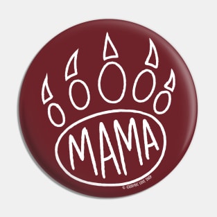 Mama Bear Print, Whtie © GraphicLoveShop Pin