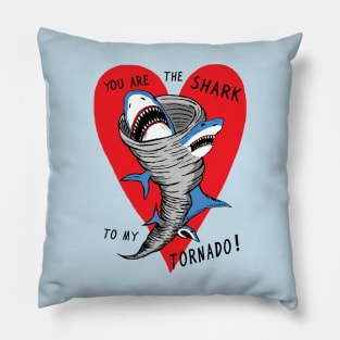 Shark To My Tornado Pillow