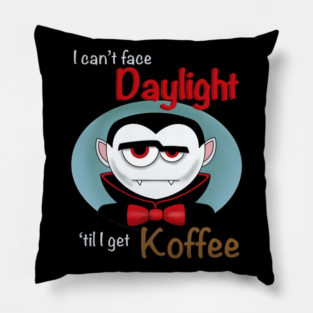 Dracula Koffee Pillow by ScarabMotorsports