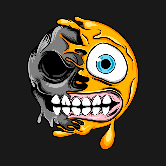 Grimacing Zombie Emoji by D3monic