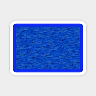 Abstract blue paint background Magnet