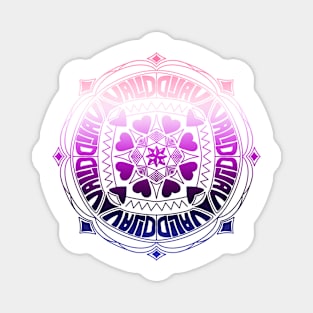 Genderfluid is Valid Mandala Magnet