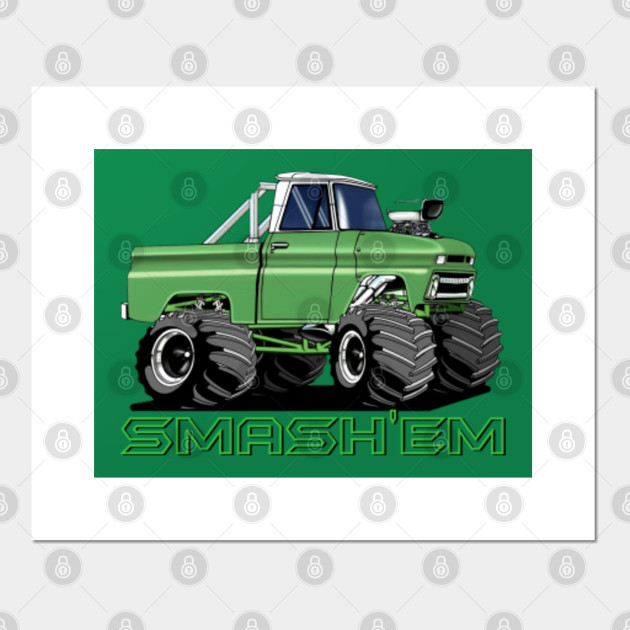 American Classic Monster Truck Monster Truck Posters And Art