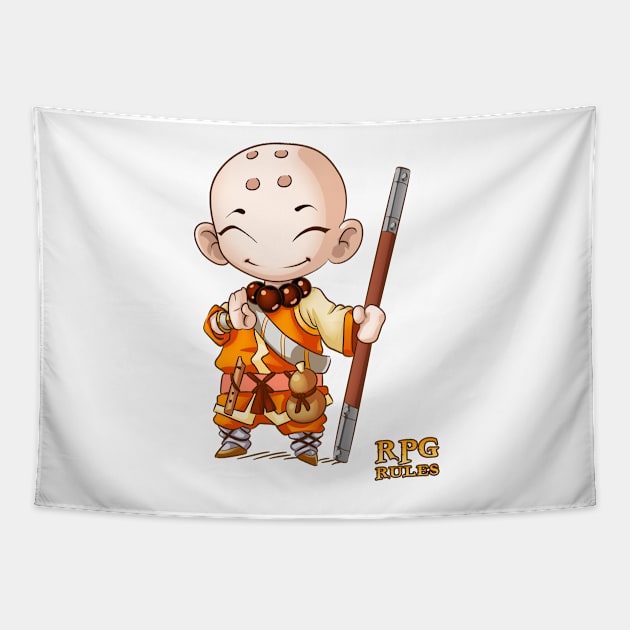 RPG Rules. Monk Tapestry by MauroPeroni