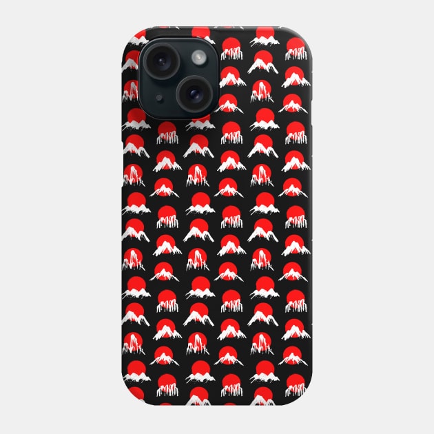 Sumi Mountain Phone Case by RedOni Clothing