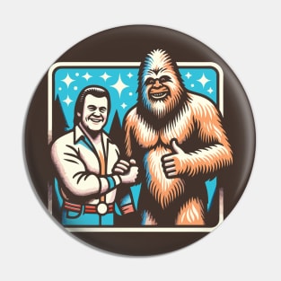 Conway Twitty & Sasquatch Pin