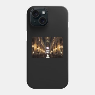 Inside the Notre Dame, Paris Phone Case