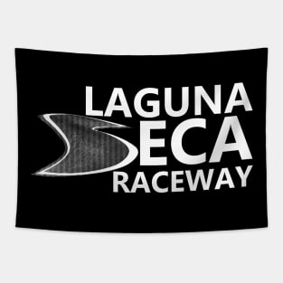 Laguna Seca Raceway Corkscrew Tapestry