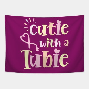 Cutie With A Tubie Feeding Tube Awareness G-button G-tube Tapestry