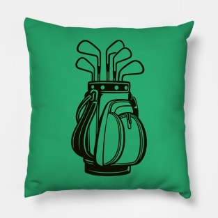 Golf Clubs Pillow