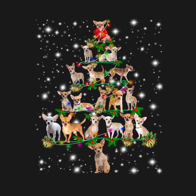 Funny Christmas Chihuahua Dog Lovers Gift by Greatmanthan